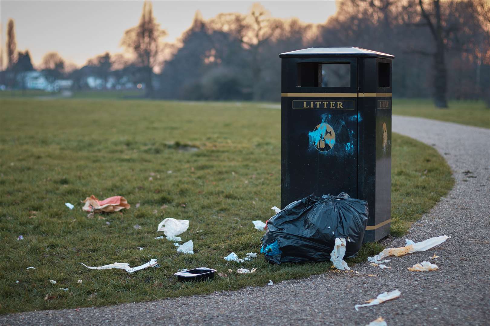 MP David Duguid has raised concerns about littering.