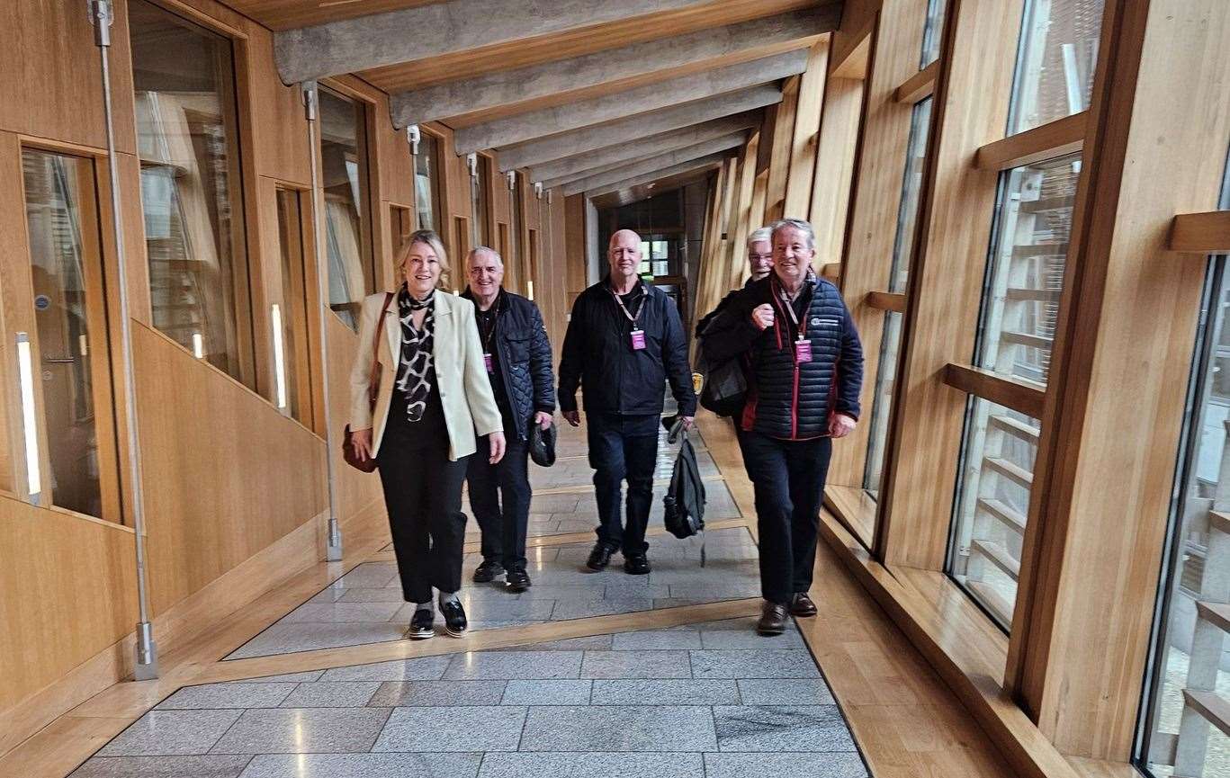 I welcomed several constituents to Holyrood on a visit.