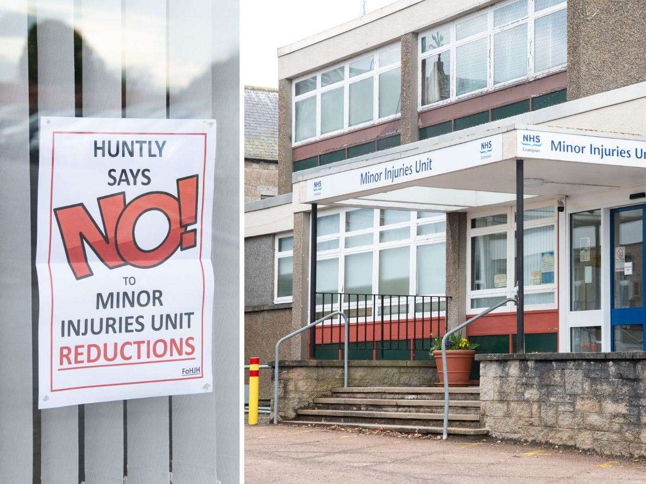 The Minor Injury Unit in Huntly is set to have its overnight offering scrapped...Pictures: Daniel Forsyth