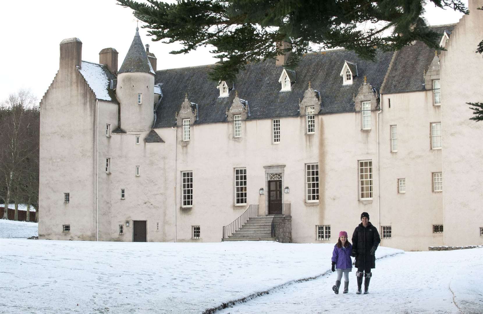 Drum Castle is one of the historic venues holding festive events.