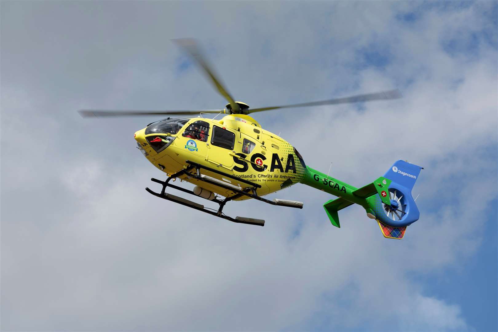 SCAA Scotland’s Charity Air Ambulance.